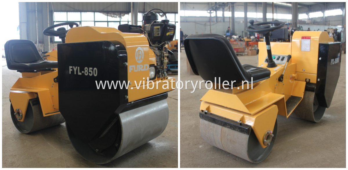 smooth drum road roller